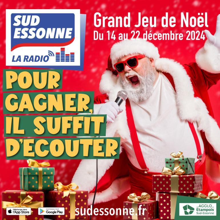 Jeu concours de Noël sur Sud Essonne la Radio